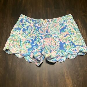 Lilly Pulitzer Buttercup Scalloped Shorts